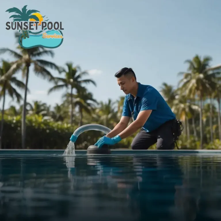 A clean pool with sparkling water, highlighting the importance of routine pool maintenance.